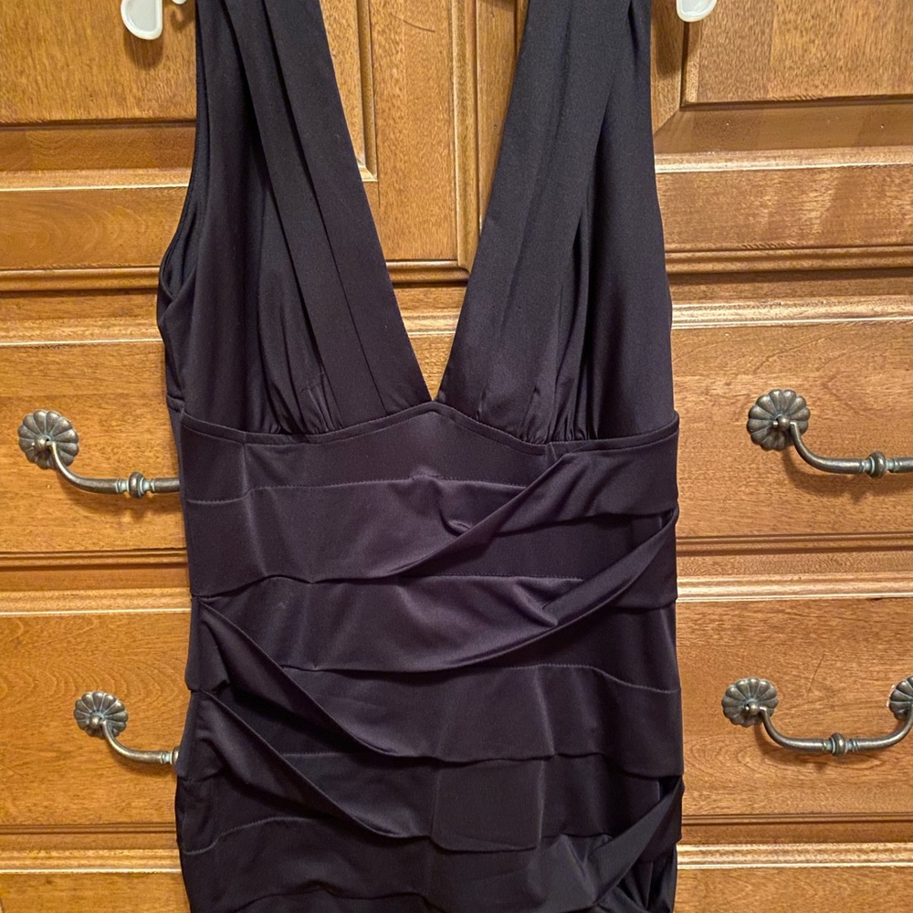 Black mini dress